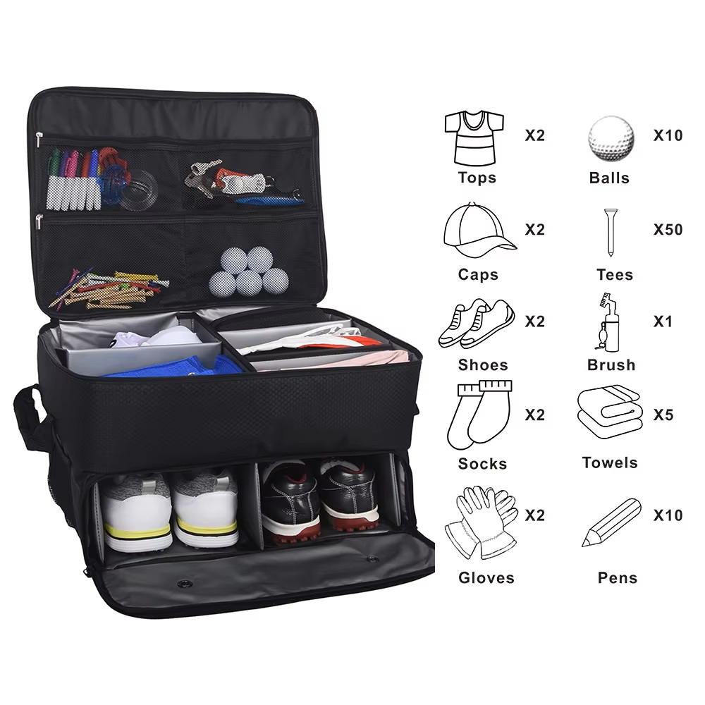 Travel Organizer Men - Organizer per Bagagliaio da Golf in
