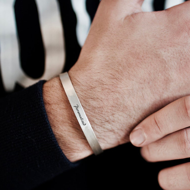 Men Accessories All - Bracciale con incisione gratuita da 4
