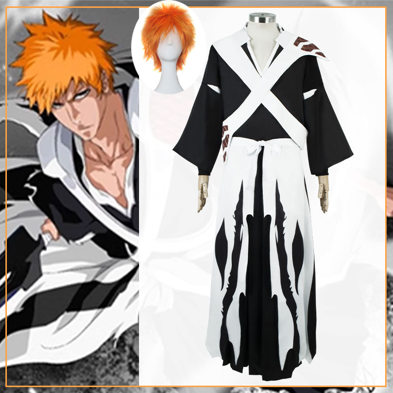 Parrucca Cosplay di Ichigo Kur - Men'S Kimono Accessories recensione e prezzo