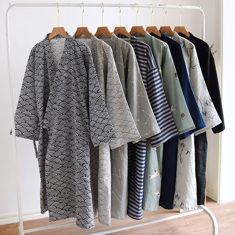 Accappatoio in garza di puro c - Men'S Kimono Accessories recensione e prezzo