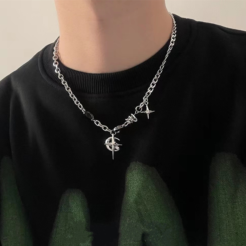 2023 coreano Fashion Goth Punk - Men Accessories Neck Chain recensione e prezzo